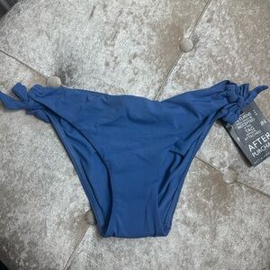 Jets twisted tie bathing suit bottoms